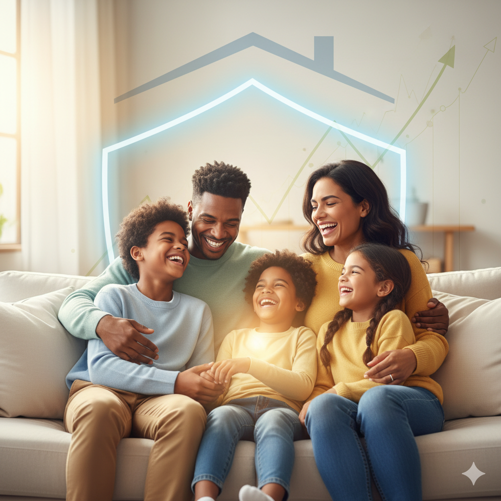 A family reviewing life insurance options together — choosing the right plan for their future, 2025 edition”