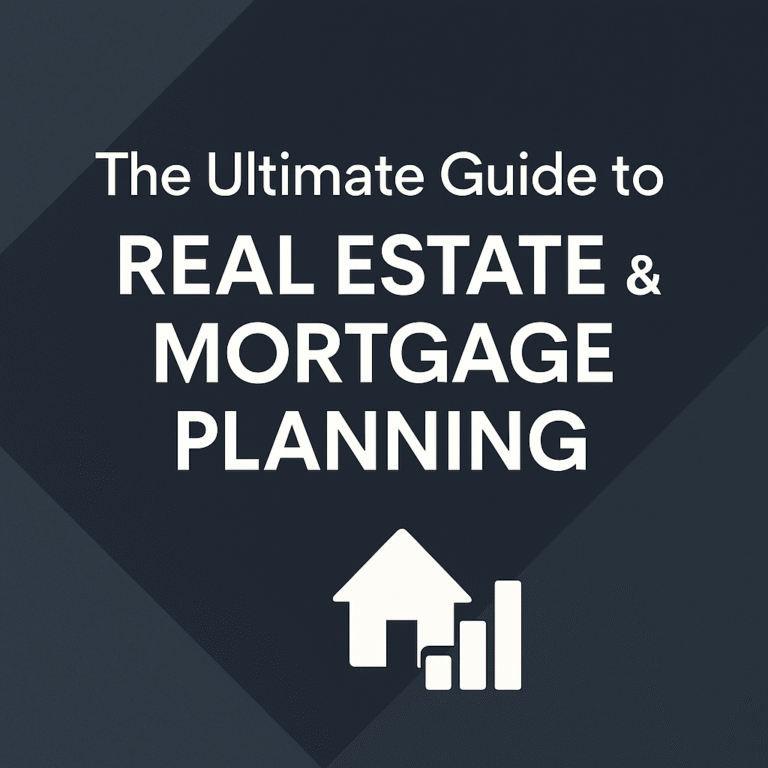 “A modern home with a professional discussing mortgage plans — Real Estate & Mortgage Planning 2025 Guide”