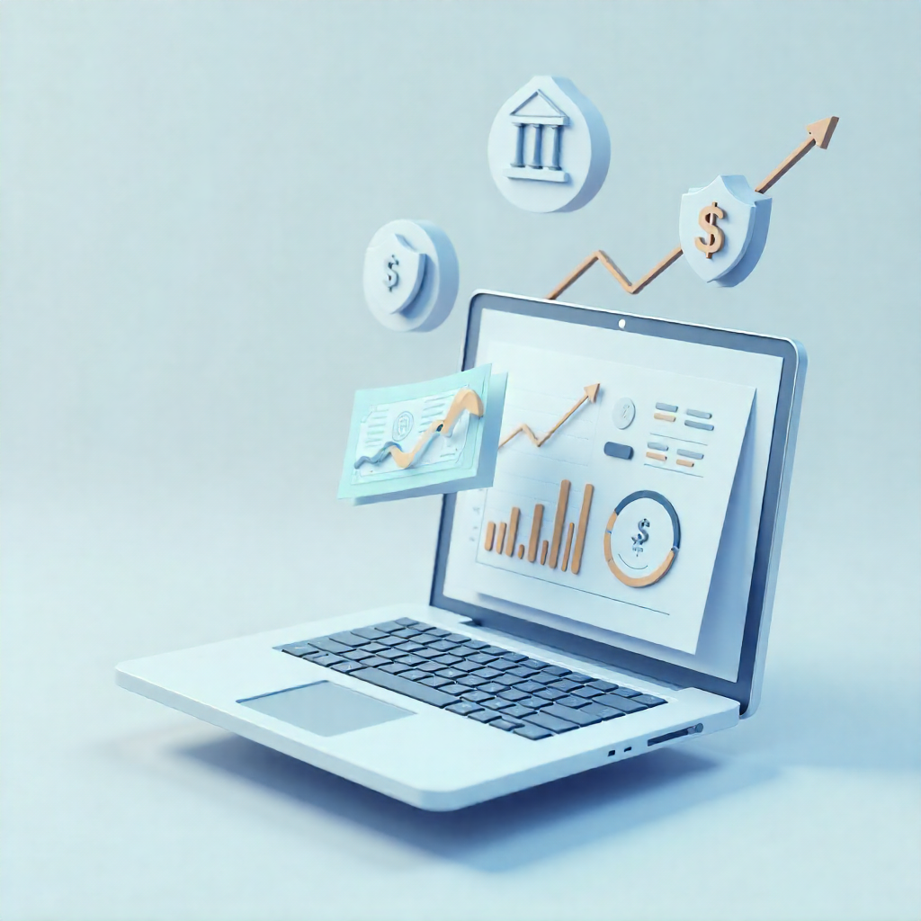 Smartphone displaying loan comparison apps with interest rates and offers