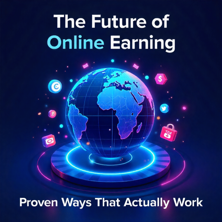 โPerson working from home earning money online in 2025โ