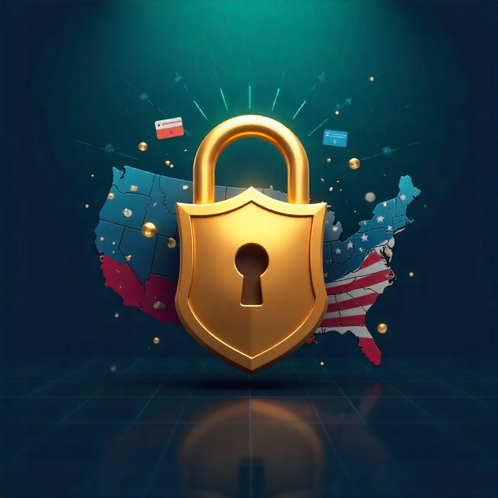 Digital wallet illustration showing multiple finance apps and savings icons