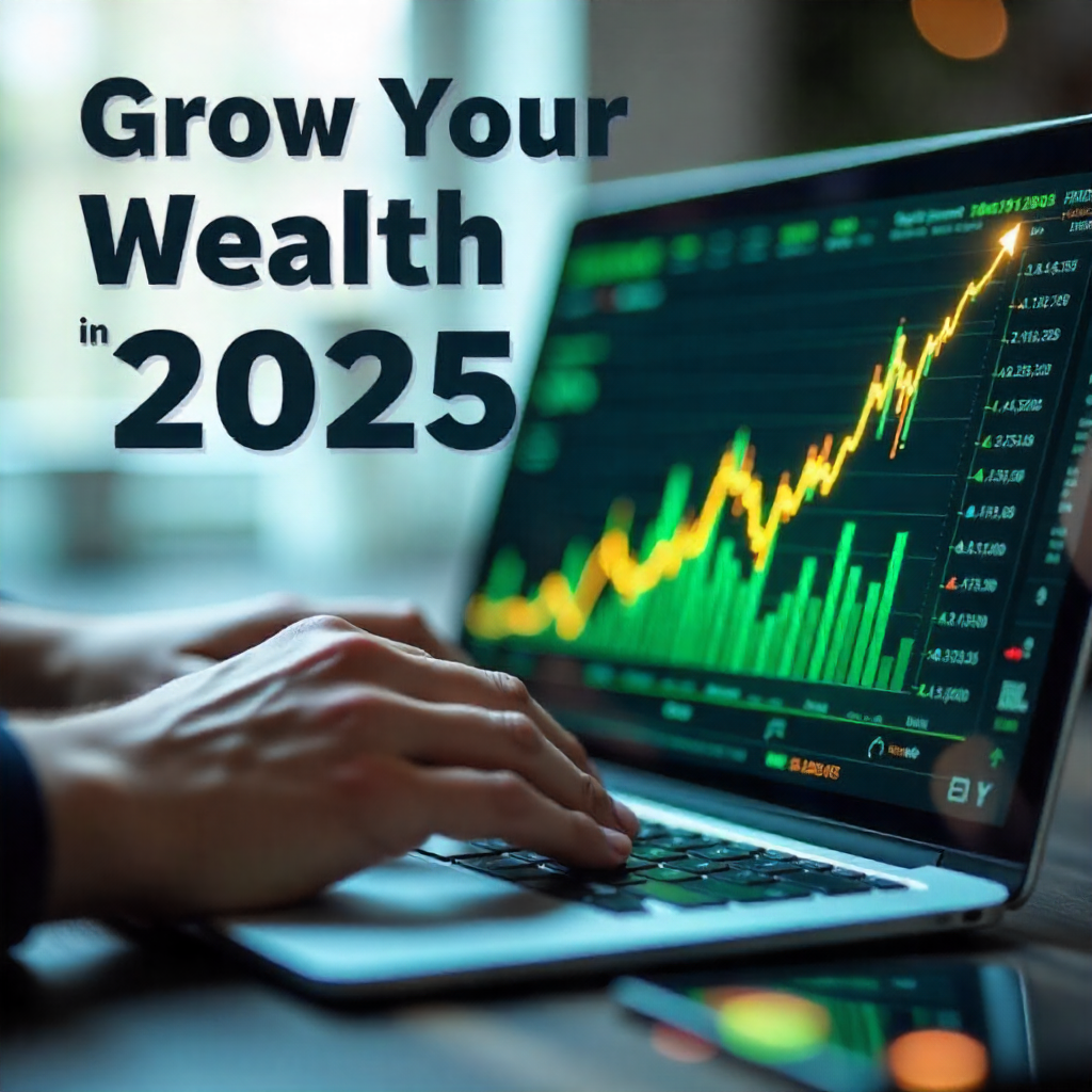 U.S. investor analyzing stock market trends in 2025